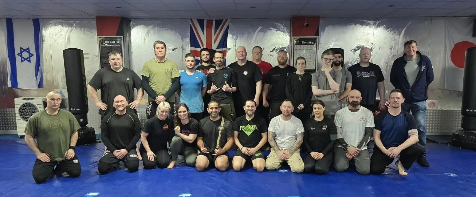 Adult students and instructors at The Black Belt Foundation Chorley